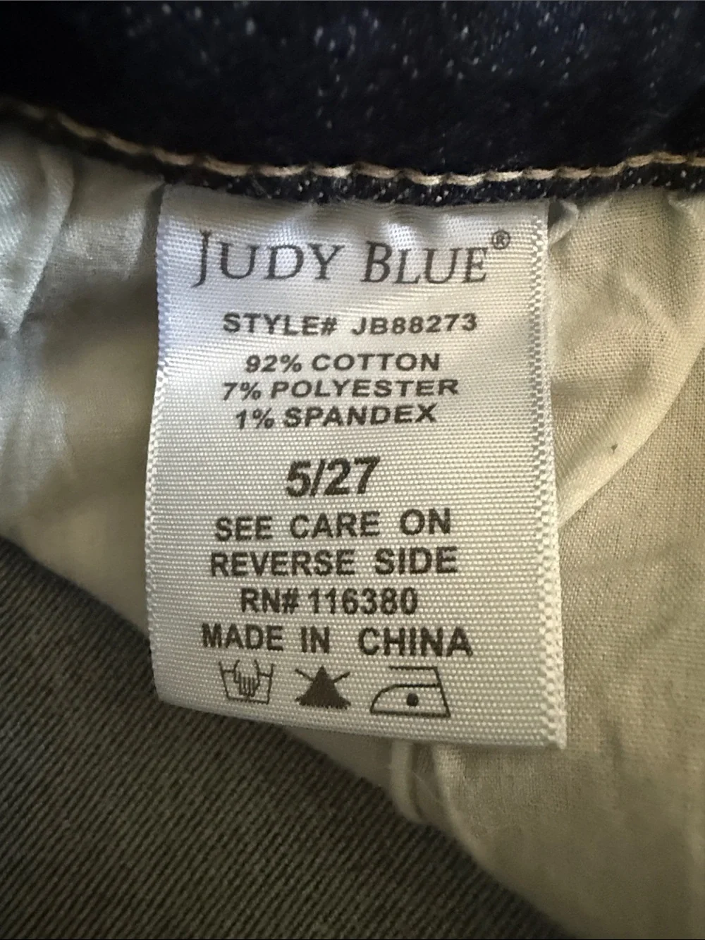 Judy Blue Dark Indigo Straight Leg Jeans - Women's